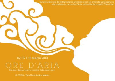 Al via la terza edizione di Ore d’aria Festival Al via la terza edizione di Ore d’aria Festival