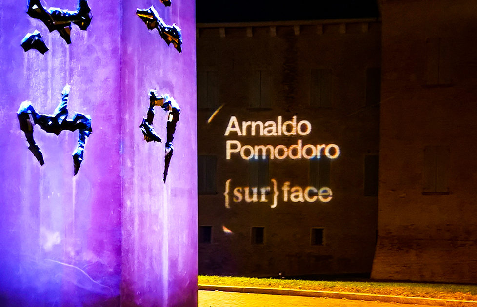 arnaldo pomodoro surface obelisco celopatra soliera